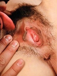 Maki Hojo Asian has labia spread and sex toys stuck inside cunt